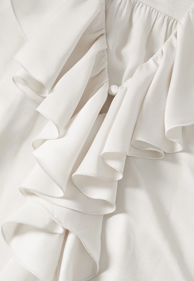 Mango Ruffled Neck Blouse 8 Mango Ruffled Neck Blouse - Image 6