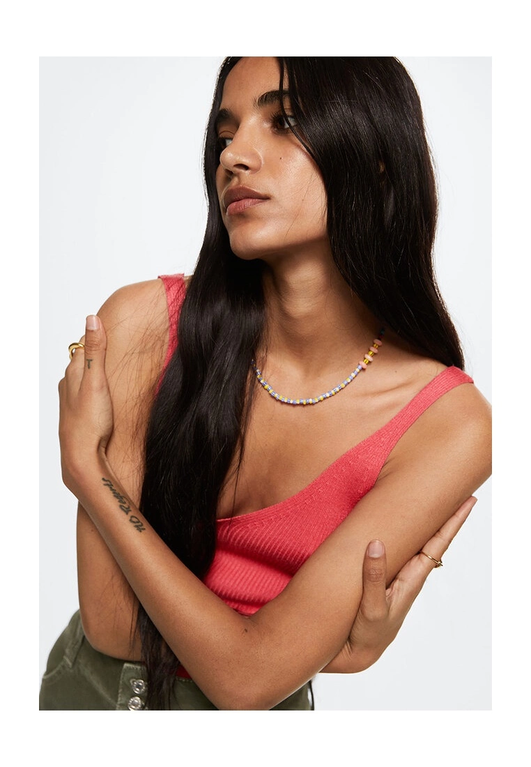 Mango Ribbed Knit Top 5 Mango Ribbed Knit Top - Image 3