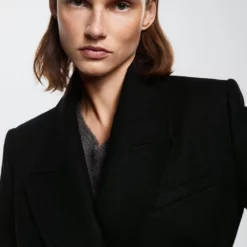 Mango Long Lapel Coat -Mango popular store mango 7752 1624926 4