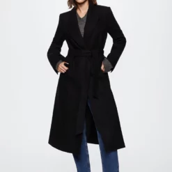 Mango Long Lapel Coat -Mango popular store mango 7752 1624926 5