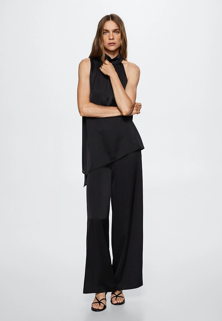 Mango Flowy Palazzo Trousers 7 Mango Flowy Palazzo Trousers - Image 5
