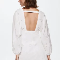 Mango Broderie Anglaise Cotton Dress -Mango popular store mango 7782 0271036 2