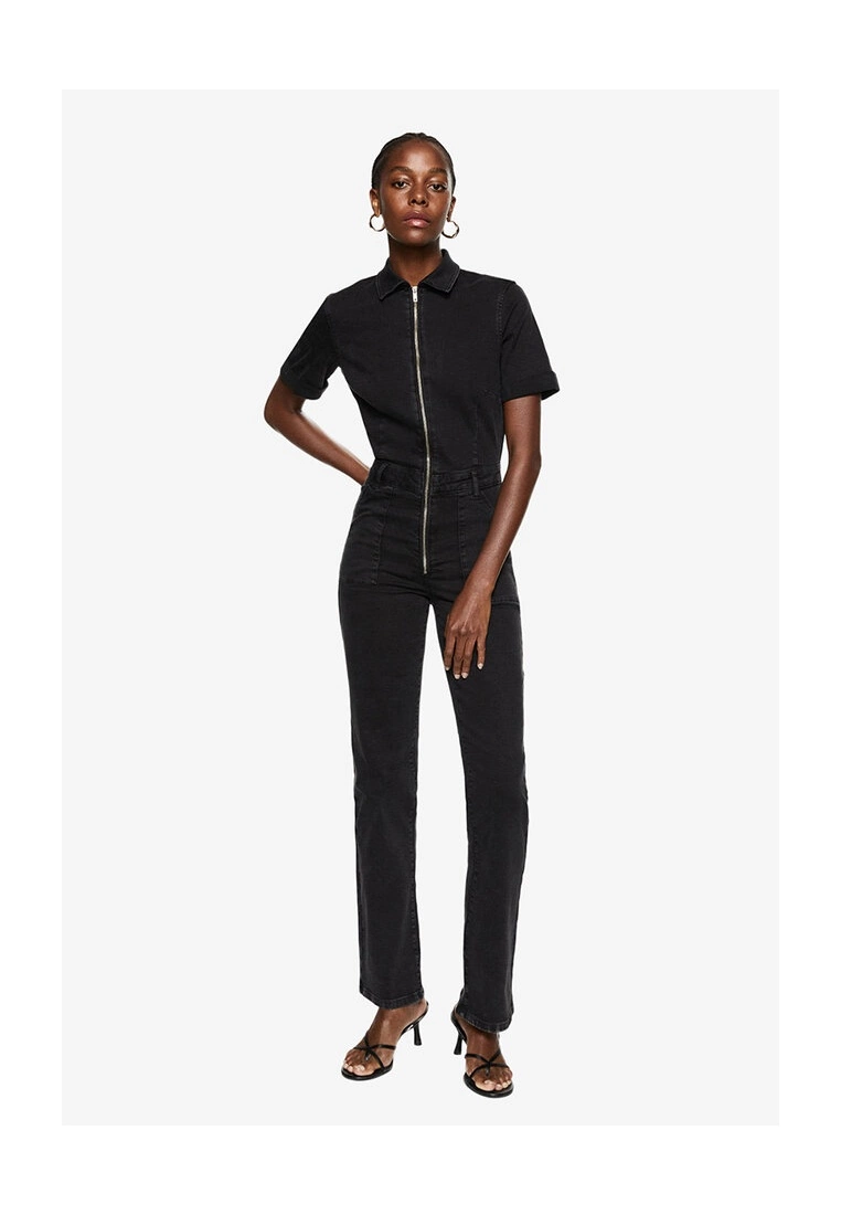Mango Long Denim Jumpsuit 3 Mango Long Denim Jumpsuit