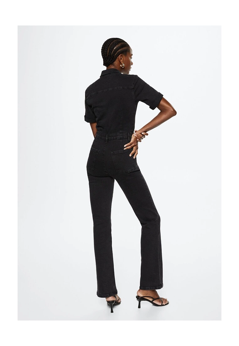 Mango Long Denim Jumpsuit 4 Mango Long Denim Jumpsuit - Image 2