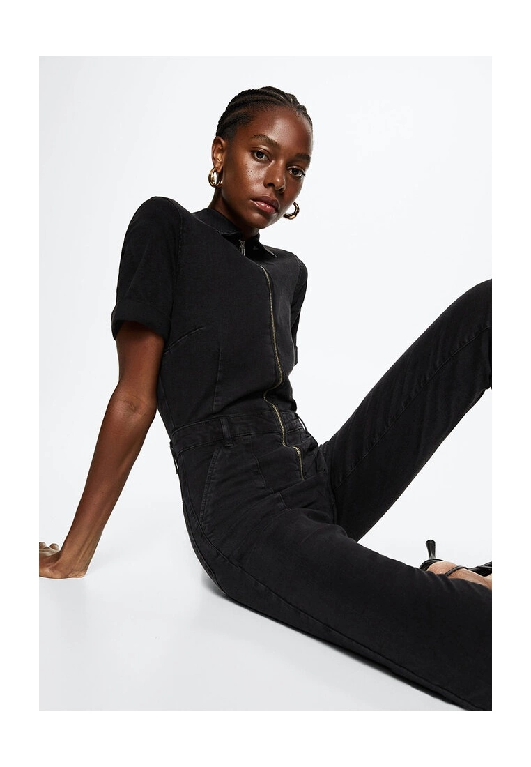 Mango Long Denim Jumpsuit 7 Mango Long Denim Jumpsuit - Image 5