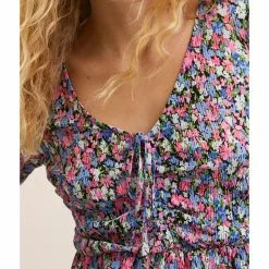 Mango Printed Ruched T-Shirt 9 Mango Printed Ruched T-Shirt -Mango popular store mango 7804 4677116 3