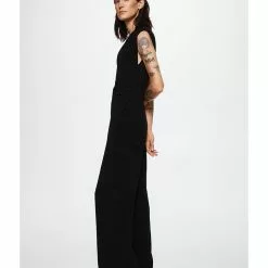 Mango Shoulder Pads Bow Jumpsuit 12 Mango Shoulder Pads Bow Jumpsuit -Mango popular store mango 7804 7040826 4