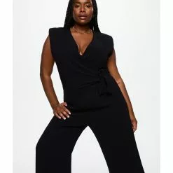 Mango Shoulder Pads Bow Jumpsuit 14 Mango Shoulder Pads Bow Jumpsuit -Mango popular store mango 7805 7040826 6