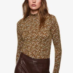 Mango Turtleneck Long-Sleeved Top