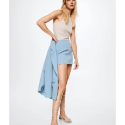 Mango Tweed Suit Mini Skirt -Mango popular store mango 7820 8979816 5