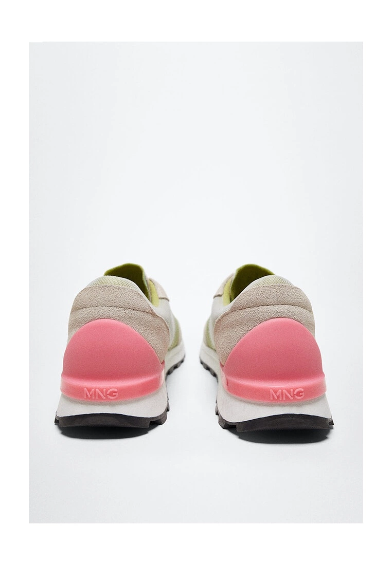 Mango Lace-Up Leather Sneakers 5 Mango Lace-Up Leather Sneakers - Image 3