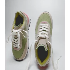 Mango Lace-Up Leather Sneakers 10 Mango Lace-Up Leather Sneakers -Mango popular store mango 7826 9979816 4