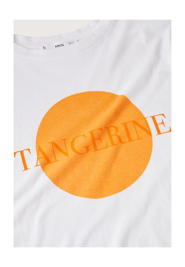 Mango Printed Message T-Shirt 6 Mango Printed Message T-Shirt - Image 4
