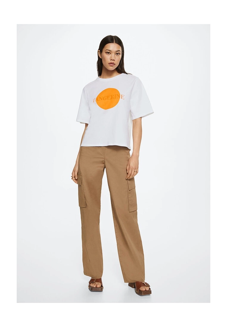 Mango Printed Message T-Shirt 7 Mango Printed Message T-Shirt - Image 5