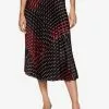 Mango Printed Pleated Skirt