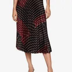 Mango Printed Pleated Skirt