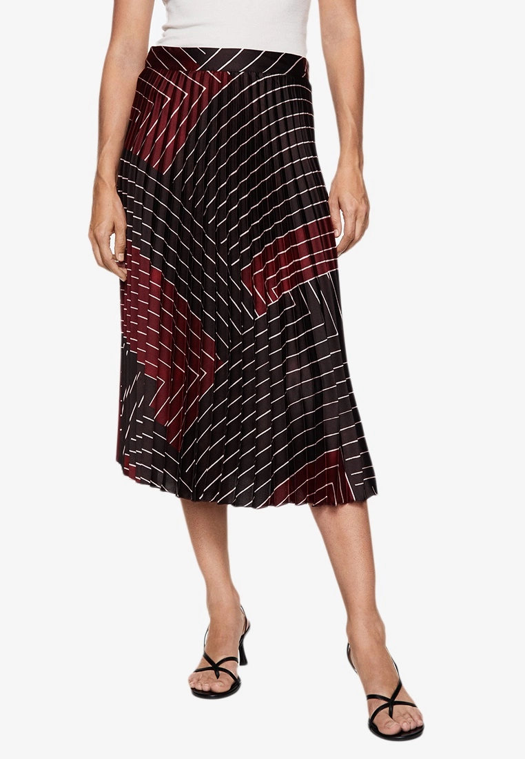 Mango Printed Pleated Skirt 3 Mango Printed Pleated Skirt