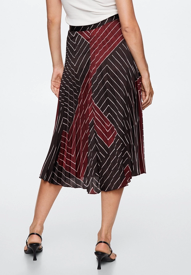 Mango Printed Pleated Skirt 4 Mango Printed Pleated Skirt - Image 2