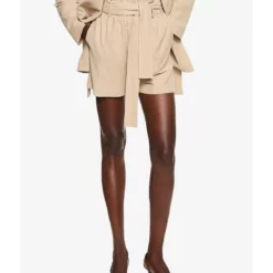 Mango Waist Tie Flowy Shorts