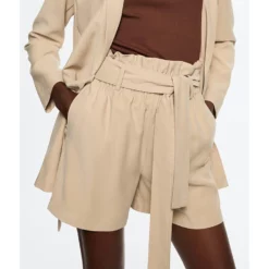 Mango Waist Tie Flowy Shorts -Mango popular store mango 7837 5680826 3