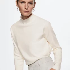 Mango High Collar Sweater