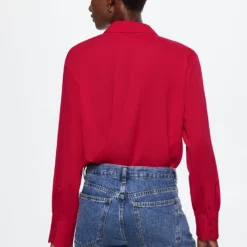 Mango Buttoned Flowy Shirt -Mango popular store mango 7848 9898036 2