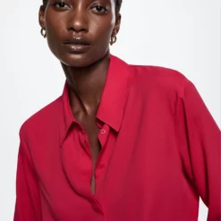 Mango Buttoned Flowy Shirt -Mango popular store mango 7849 9898036 4