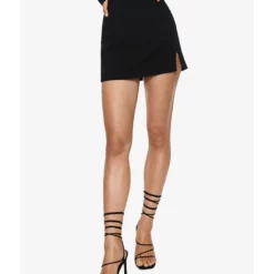 Mango Slit Hem Skirt