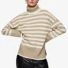 Mango Striped Turtleneck Sweater 2 Mango Striped Turtleneck Sweater -Mango popular store mango 7863 8131136 1