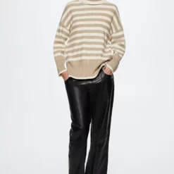Mango Striped Turtleneck Sweater -Mango popular store mango 7865 8131136 5