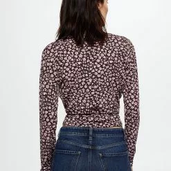 Mango Wrap V-Neckline Top -Mango popular store mango 7869 6371036 2