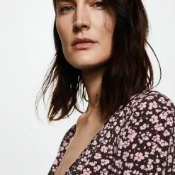 Mango Wrap V-Neckline Top -Mango popular store mango 7870 6371036 3