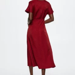 Mango Flowy Satin Dress -Mango popular store mango 7873 2660036 2