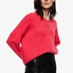 Mango V-Neck Knit Sweater
