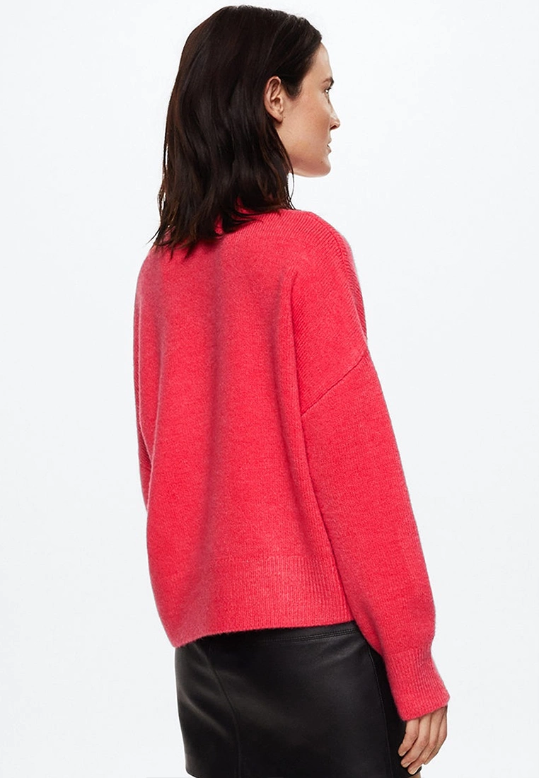 Mango V-Neck Knit Sweater 4 Mango V-Neck Knit Sweater - Image 2