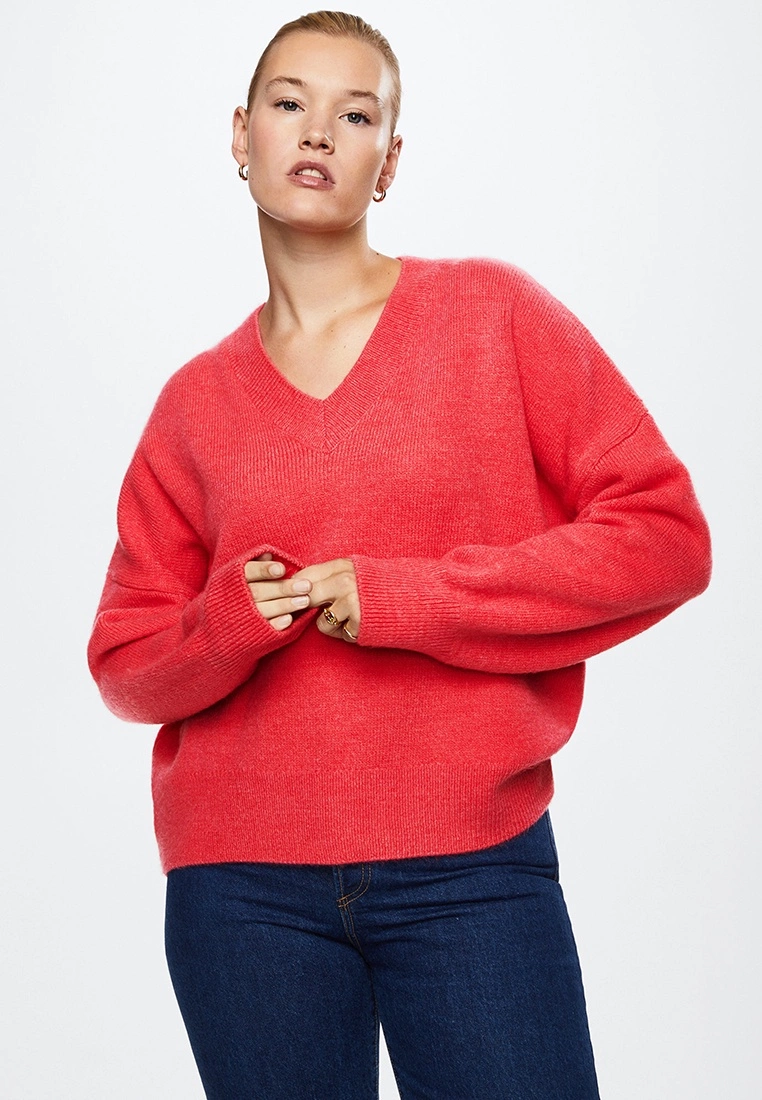 Mango V-Neck Knit Sweater 7 Mango V-Neck Knit Sweater - Image 5