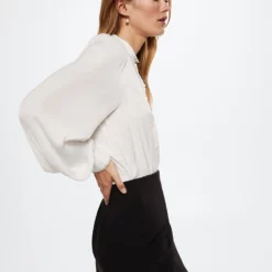 Mango Lace Detail Blouse -Mango popular store mango 7891 5131136 3