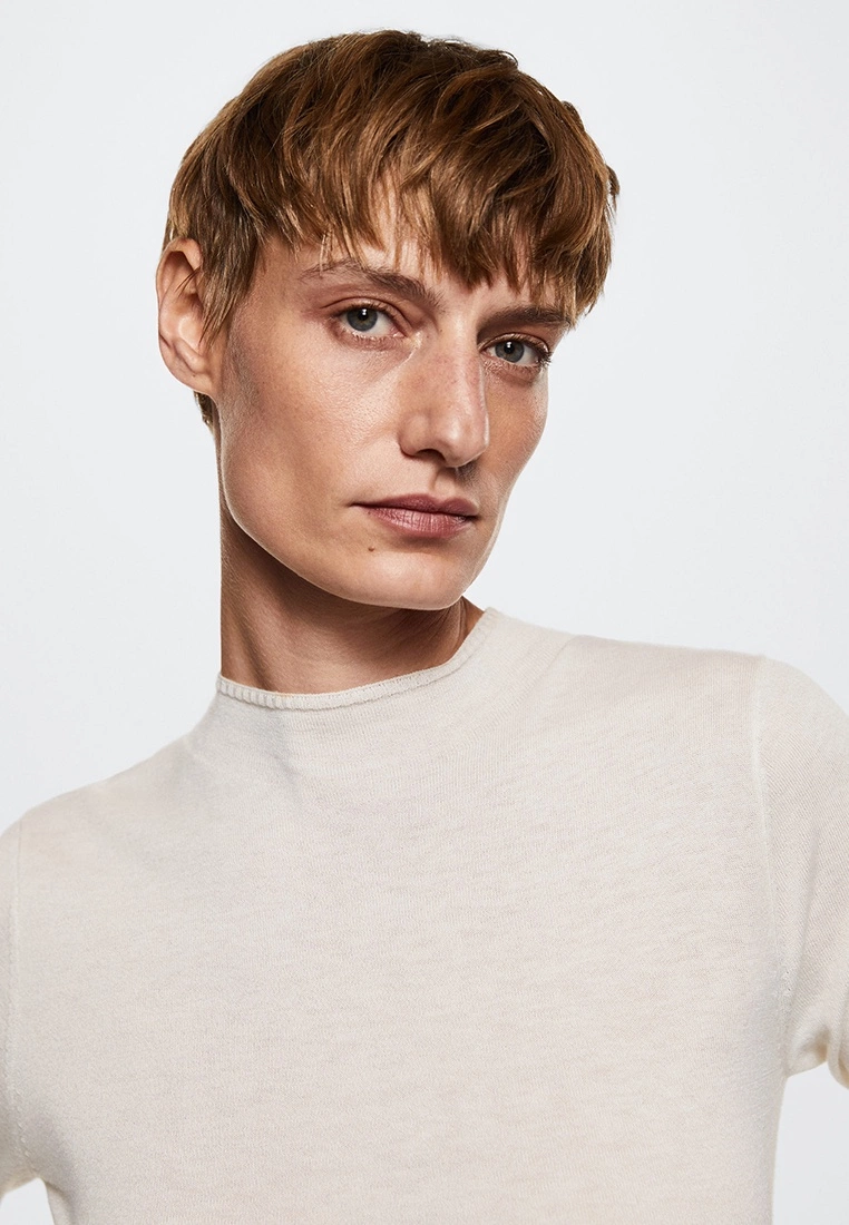 Mango High Collar Wool Sweater 5 Mango High Collar Wool Sweater - Image 3