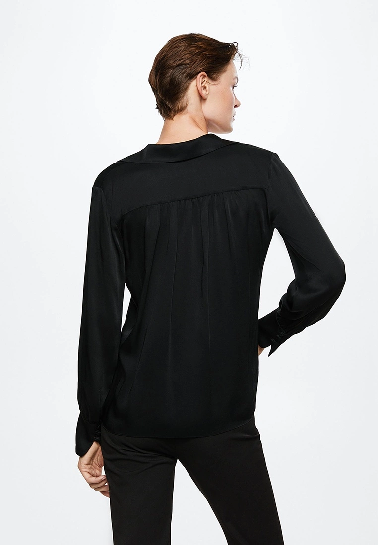 Mango Ruffled Neck Blouse 4 Mango Ruffled Neck Blouse - Image 2