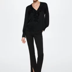 Mango Ruffled Neck Blouse 11 Mango Ruffled Neck Blouse -Mango popular store mango 7897 9524926 4