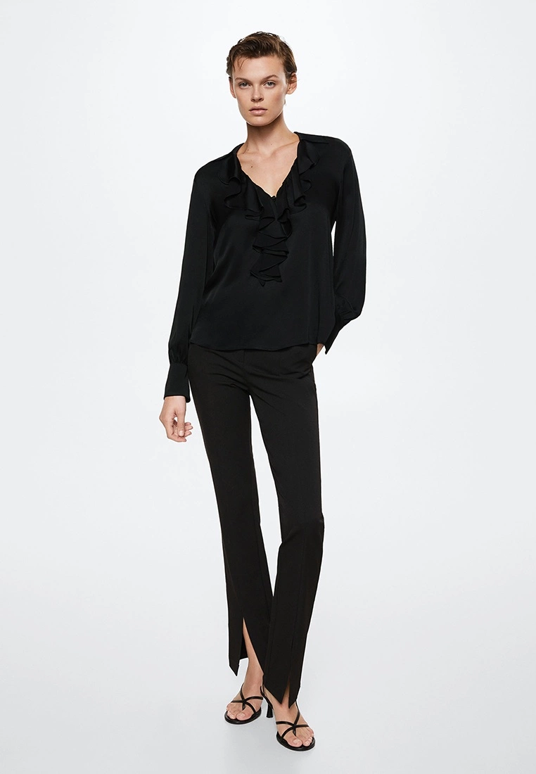 Mango Ruffled Neck Blouse 6 Mango Ruffled Neck Blouse - Image 4