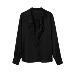 Mango Ruffled Neck Blouse 13 Mango Ruffled Neck Blouse -Mango popular store mango 7898 9524926 6