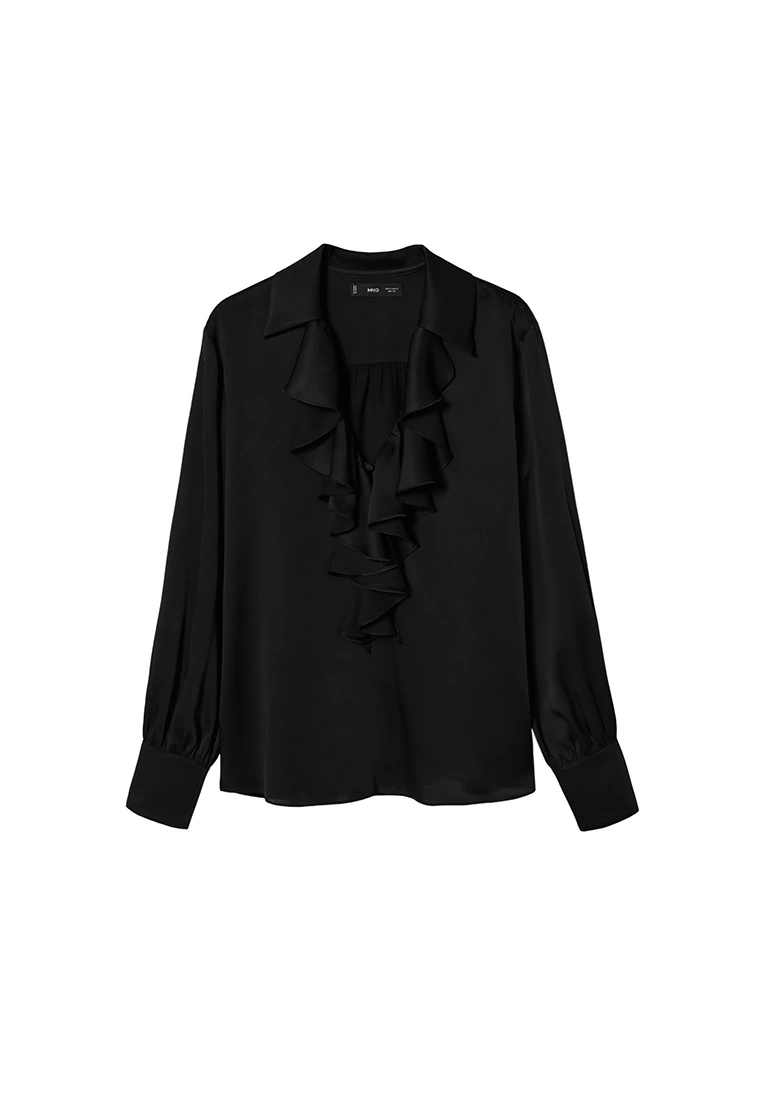 Mango Ruffled Neck Blouse 8 Mango Ruffled Neck Blouse - Image 6