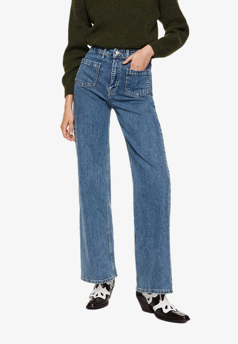 Mango Wide-Leg Jeans With Pockets 3 Mango Wide-Leg Jeans With Pockets