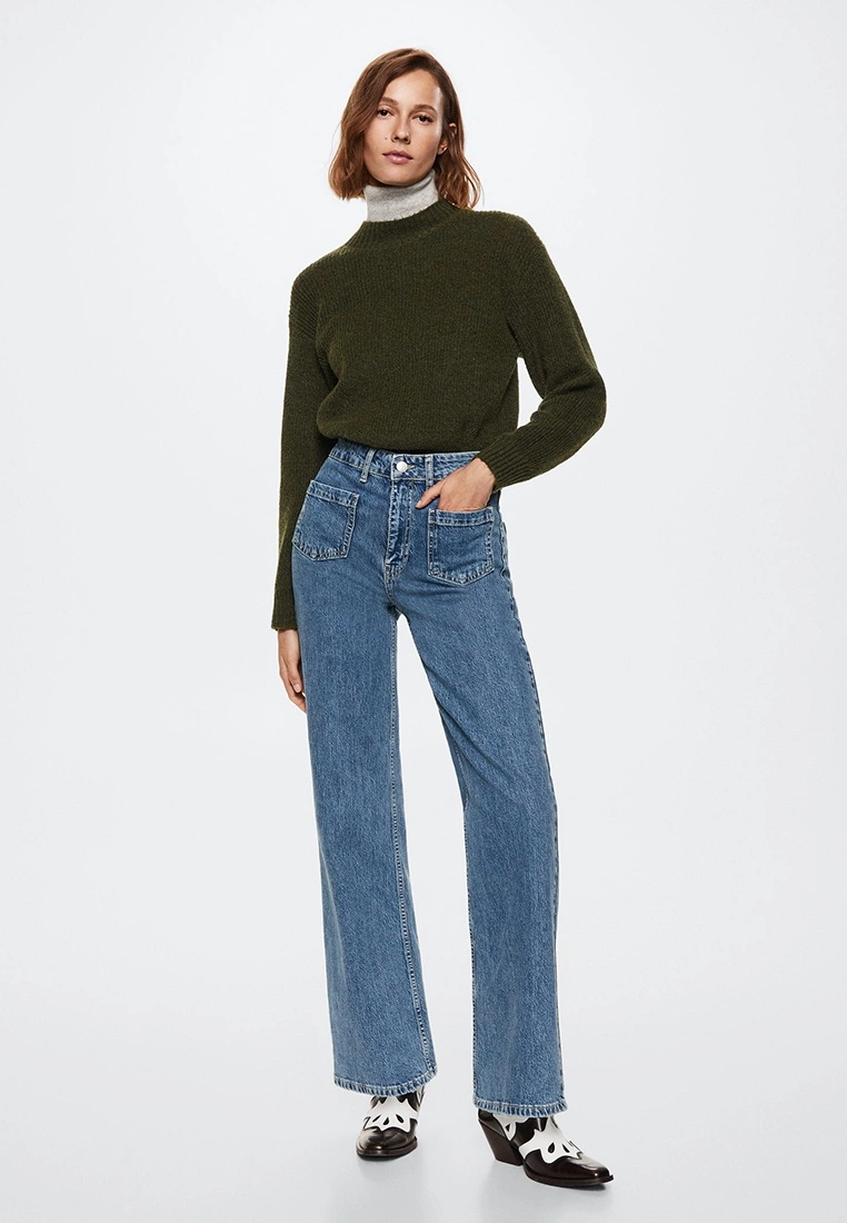Mango Wide-Leg Jeans With Pockets 8 Mango Wide-Leg Jeans With Pockets - Image 6