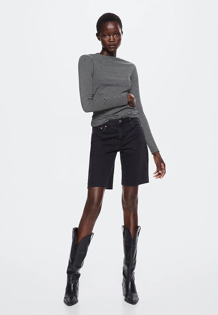 Mango Perkins Neck Long-Sleeved Top 7 Mango Perkins Neck Long-Sleeved Top - Image 5