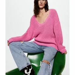 Mango Openwork Knit Sweater -Mango popular store mango 7933 3405626 4