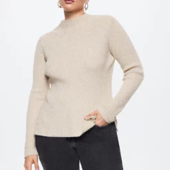 Mango Shiny Ribbed Sweater -Mango popular store mango 7950 9798036 2