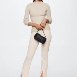 Mango Shiny Ribbed Sweater -Mango popular store mango 7950 9798036 4