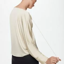 Mango Tie Closure Blouse -Mango popular store mango 7969 3131136 2